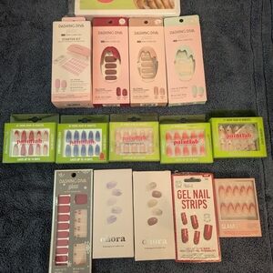 Assorted Gel Nail Strips & Press-Ons - PaintLab, Ohora, Glamnetic, Dashing Diva